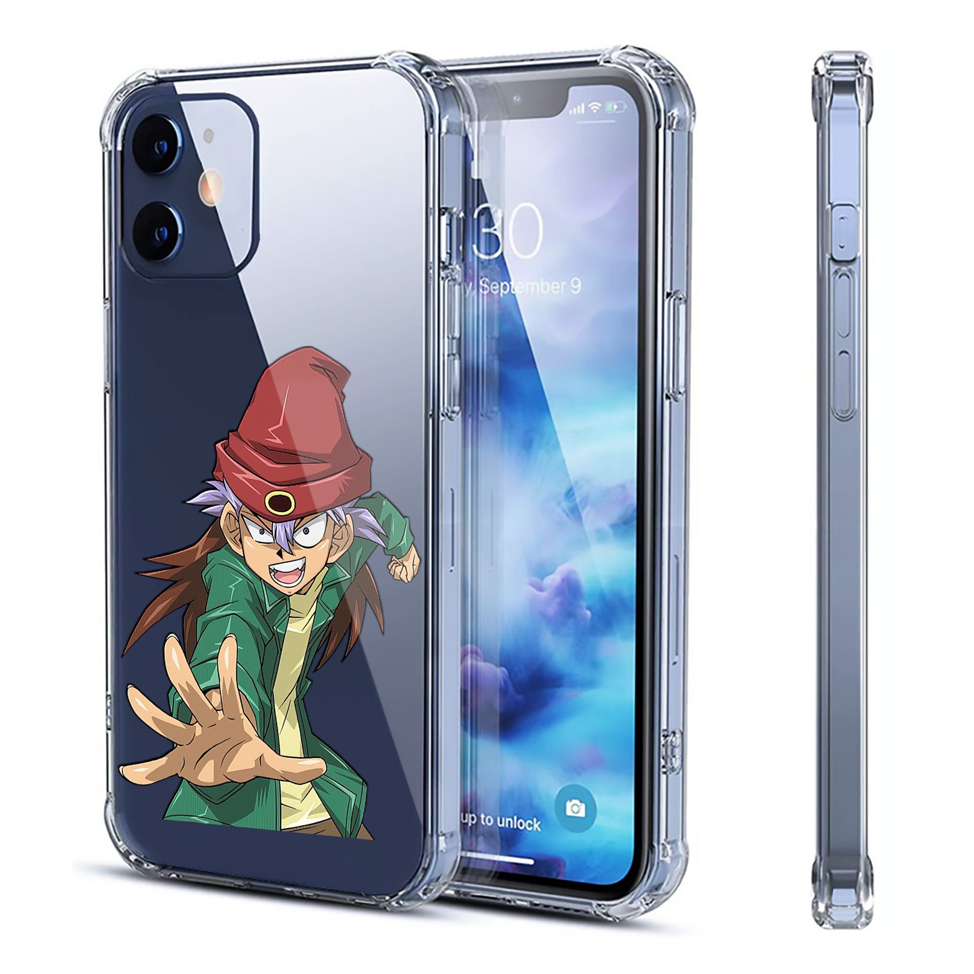 （画像用） 遊☆戯☆王 Yu-Gi-Oh! 【iPhone 12シリーズ対応】透明スマホケース（クリアソフトケース）